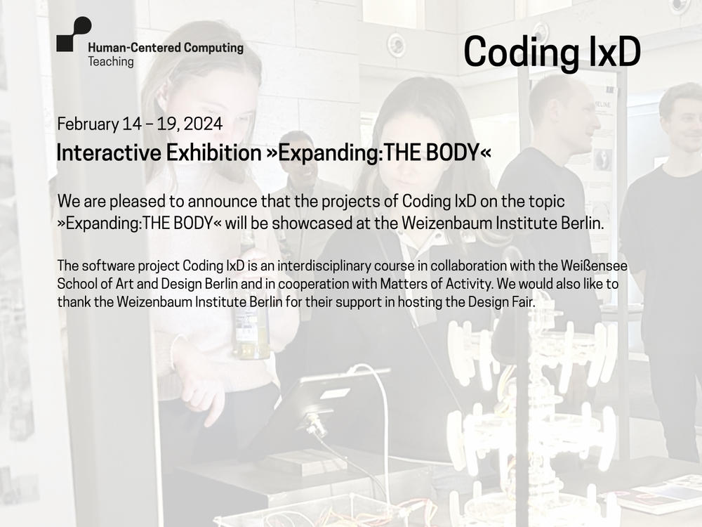 Coding IxD Design Fair 2024