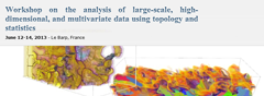 Workshop on analysis of large-scale, high-dimensional, and multivariate data using topology and statistics