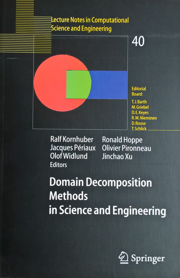 Domain Decomposition Methods in Science and Engineering, Titelseite