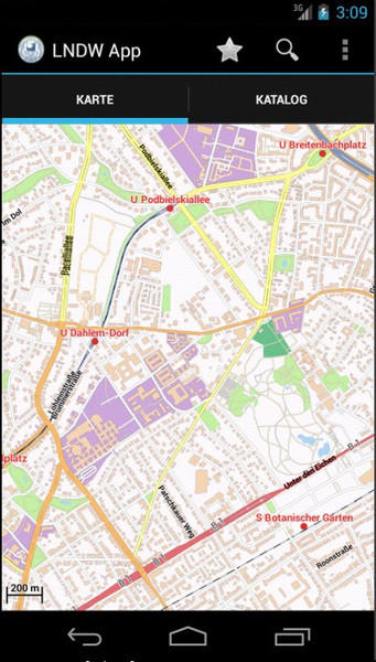 LNDW-App für Dahlem und Steglitz