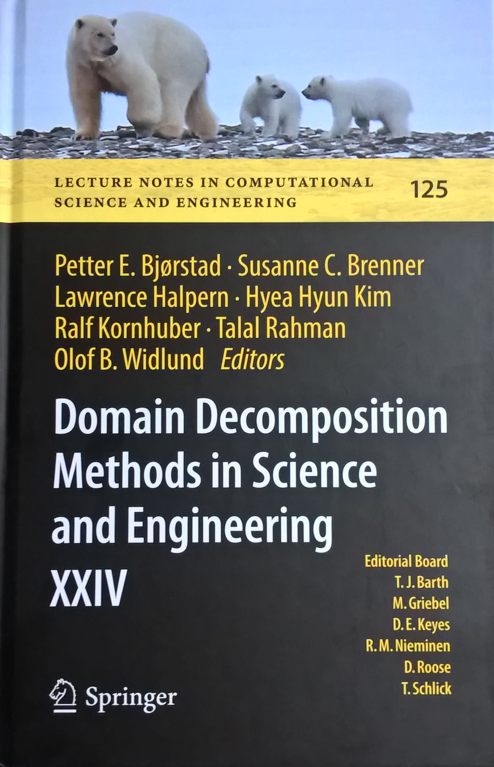 Domain Decomposition Methods in Science and Engineering XXIV, Titelseite