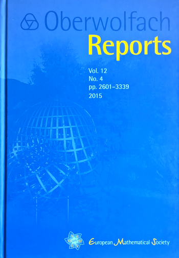 Oberwolfach Reports 12(4), Titelseite