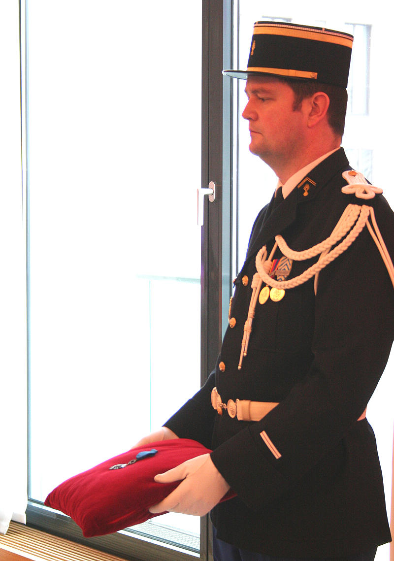 Prof. Dr.  Agnès Voisard Chevalier dans l'Ordre National du Mérite