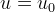 u = u_0